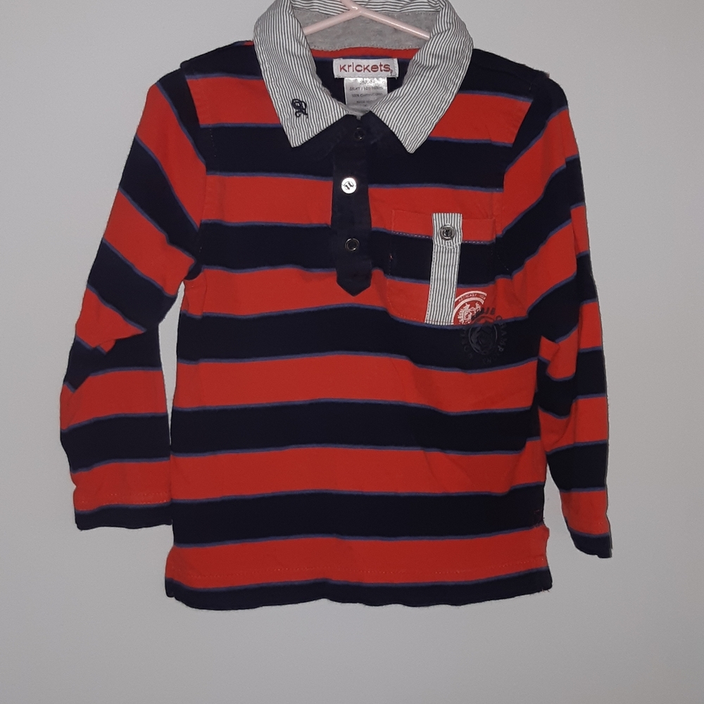 Krickets kids longue sleeve polo sweater Size 4T  101-103cm